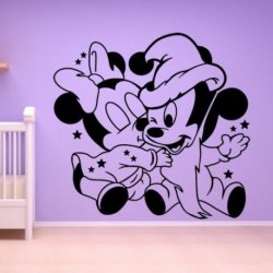 O Rato Mickey e Minnie Mouse Bebês Amorosos