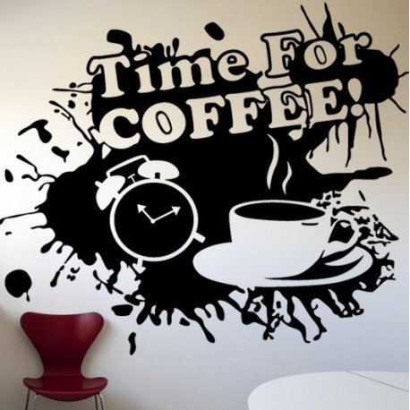 Autocolante decorativo A Hora do Café