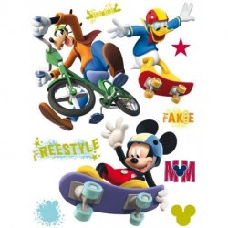 Rato Mickey, Donald e Pluto a fazer desporto