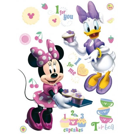 A Minnie e a Daisy a fazer Cupcakes
