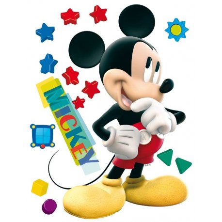 O Rato Mickey com estrelas