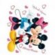 A Minnie beijando o Rato Mickey