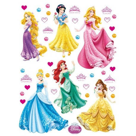 Princesas Disney e corações