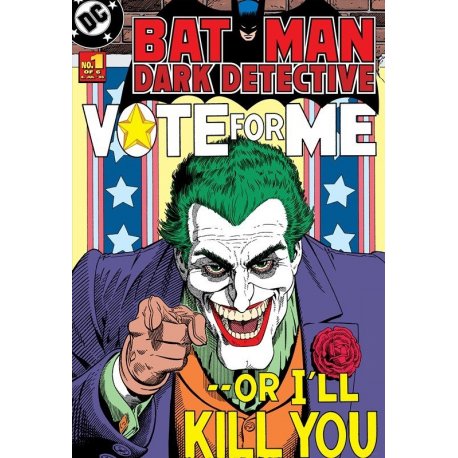 Capa de Banda Desenhada Batman vs Joker