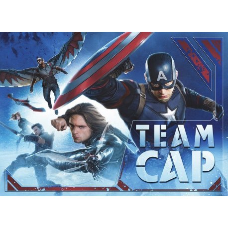 Guerra Civil Team Capitão América Marvel