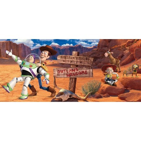 Toy Story no Oeste Woody Buzz e Jessie