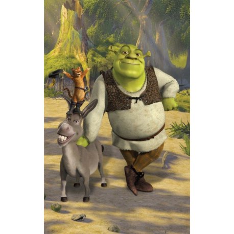 Shrek Burro e o Gato de Botas Juntos