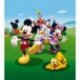 Amigos Disney a seguir o Rato Mickey
