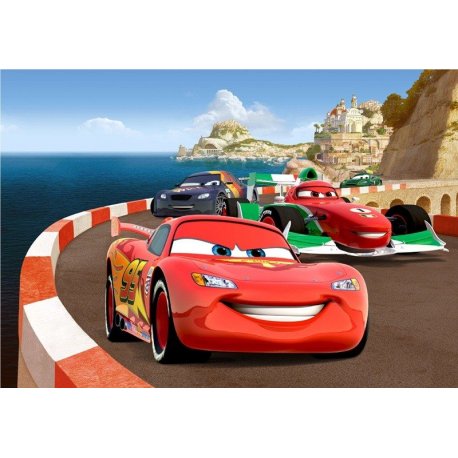 Relâmpago McQueen Primeiro na Corrida