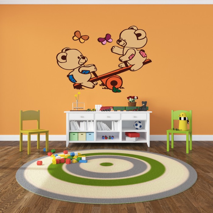 Ursinhos no Parque Infantil