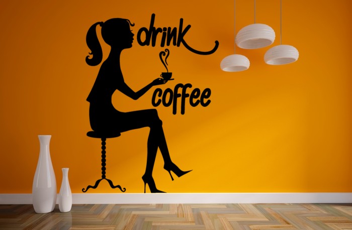 Girl Drink Coffee