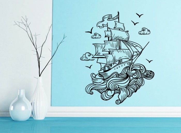 Barco entre Ondas